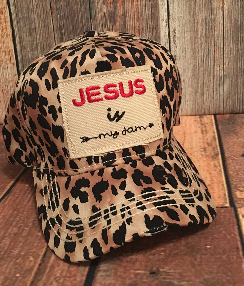 Jesus Is My Jam! Cap Leopard