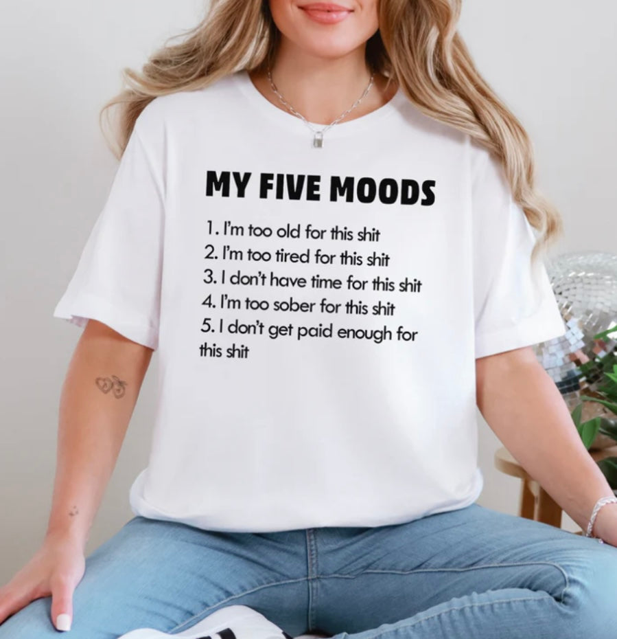 My Five Moods