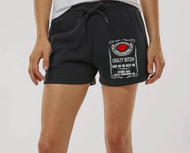 Crazy Bitch Jogger Shorts