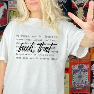 Fuck That
