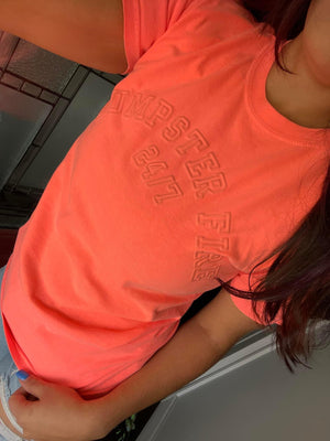 Dumpster Fire- Puff Print
