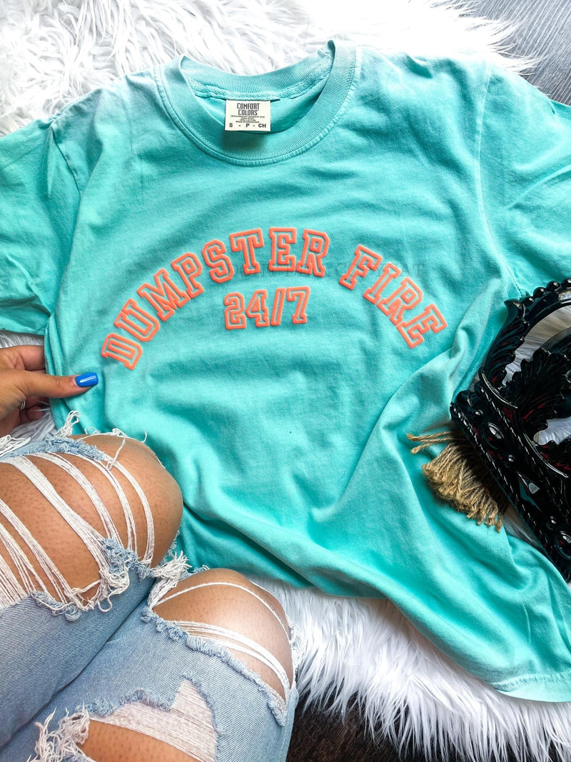 Dumpster Fire- Puff Print