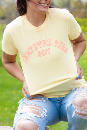 Dumpster Fire- Puff Print