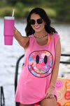 Floral Smiley Tank