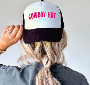 Cowboy Hat Trucker Cap