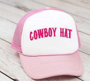 Cowboy Hat Trucker Cap