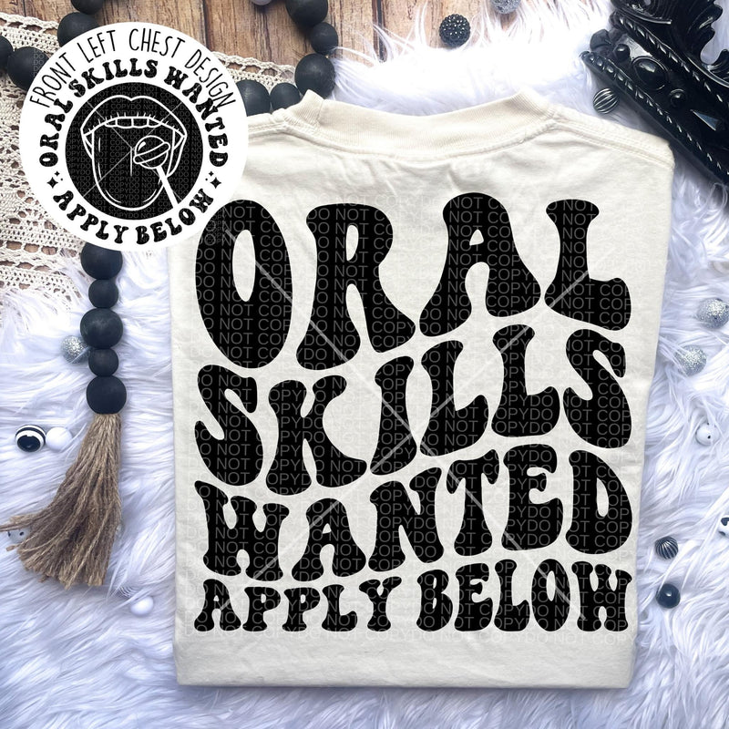 Oral Skills Wanted