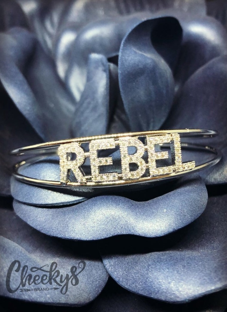 Rebel Bling Cuff Bracelet