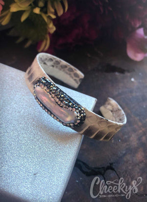 Jeweled Python Bangle Bracelet