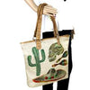 Montana West Cinco Collection Canvas Tote Bag