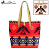 Montana West American Native Collection Dual Sided Print Canvas Fabric Tote