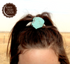 decorative ponytail, rock ponytail, western accessories, ponytail holder, hair tie, hair accessories, western hair accessories, western wholesale, wholesale accessories, wholesale hair accessories, western apparel, western style, turquoise hair tie