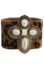 Ivory Cross Cuff