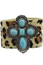 Turquoise Cross Cuff